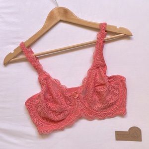 Unlined Lace Bra